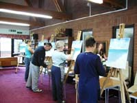Students at Diane Jennings Art classes.