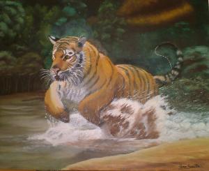 TIGER ON THE RUN