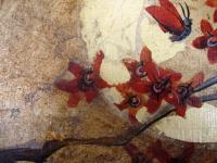 Plum blossom on gold