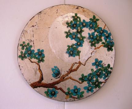 circle of spring blossom