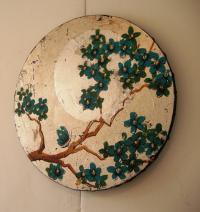 circle of spring blossom