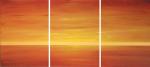 African Sunrise triptych