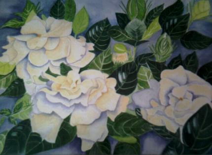 Gardenias by Carol Miller