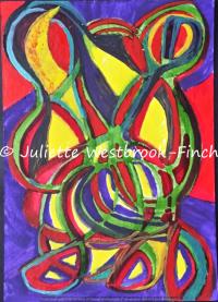 The Newtonian Delusion  Framed  Original watercolour (Poem Included)