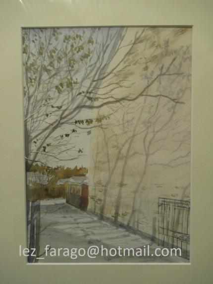 Driveway in snow