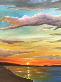 Sunset Beneath The Clouds