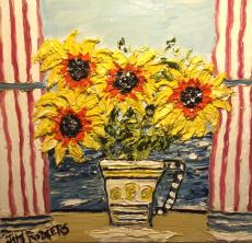 SUNFLOWER IN DECO JUG