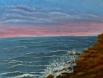 sea against rocks