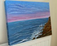 sea against rocks