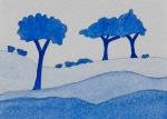 Blue Abscape 1