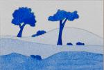 Blue Abscape 2