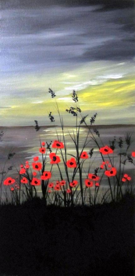 Twilight Poppies