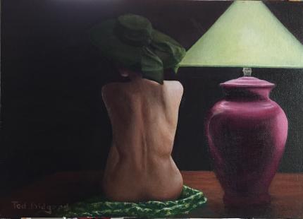 Lady and the lamp