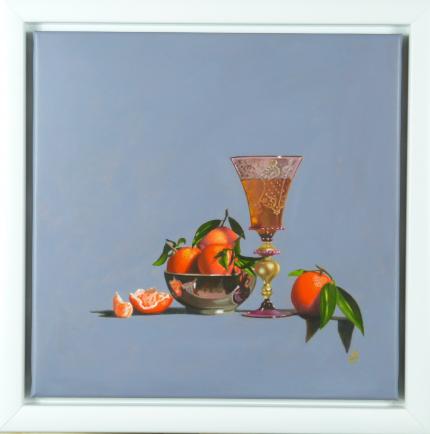 Oranges with Venetian Glass