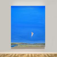 Cuckmere Haven Landscape with Owl