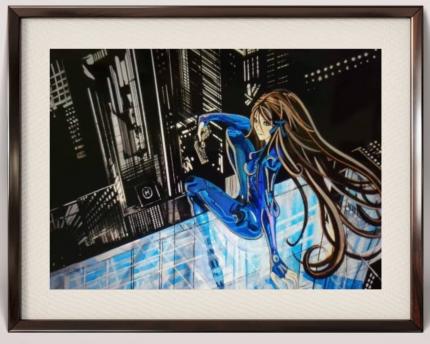 Assassin on Glass Skyscraper