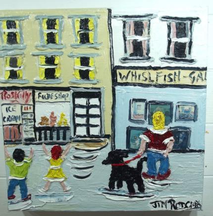 choosing a painting in pastow