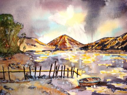 Moonlight over Derwent Water