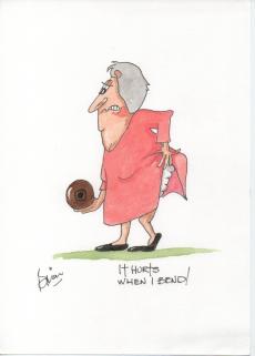 it hurts when I bend